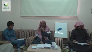 صورة اللقاء 6 من شرح المقنع للإمام الداني، من الفقرة: 18 إلى الفقرة: 25.