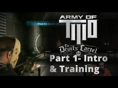 Army of Two: The Devil's Cartel full game walkthrough Part 1- Intro and Training
