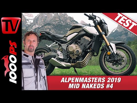 Honda CB650R im Alpenmasters Test - Vergleich - Naked Bike Mittelklasse 4/4