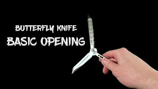 Butterfly Knife Tricks for Beginners: Basic Open and Close (NEWBIES START HERE!)