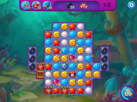 Fishdom Very Hard level 6123 no boosters フィッシュダム ベリーハード [Friend's]