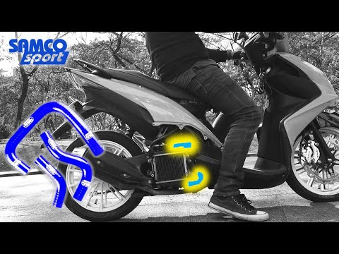 SAMCO Radiator hose on Mio Mxi 125cc