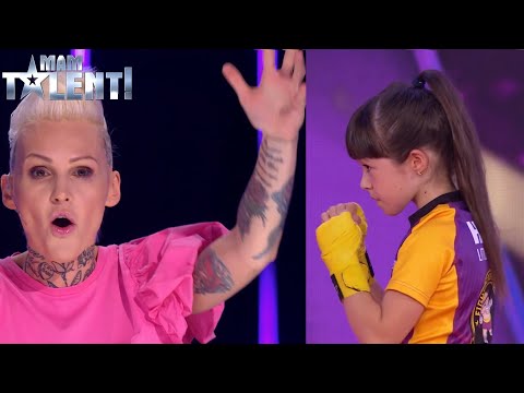 Ta 9-latka skopała własnego ojca w programie!