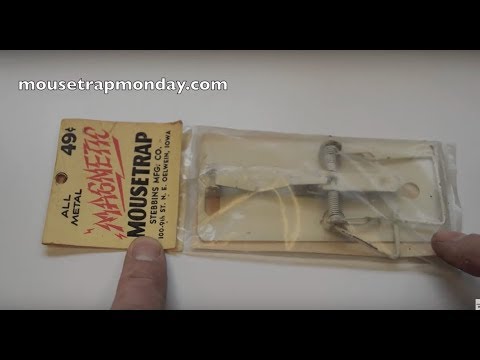 Vintage Magnetic Mouse Trap In Action Video