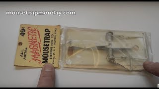 Vintage Magnetic Mouse Trap In Action