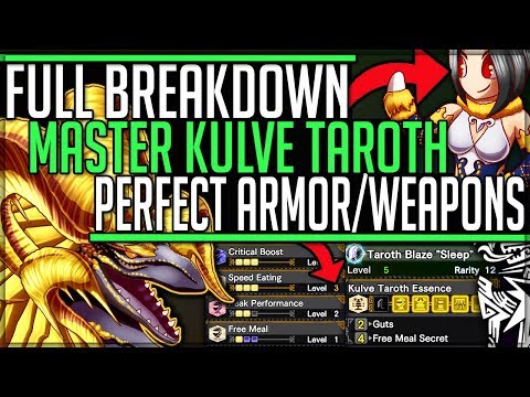 MASTER RANK KULVE TAROTH IS GLORIOUS - Armor/Weapon/Fight Breakdown - Monster Hunter World Iceborne!