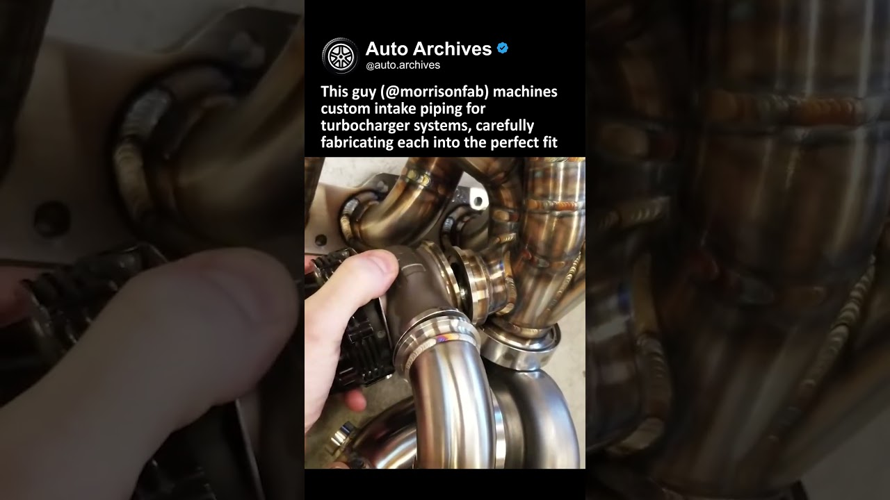 Precision fabricated turbocharger piping