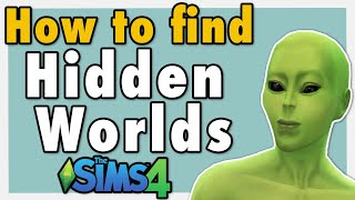 How to Find all 4 Hidden Worlds | Sims 4 Guide