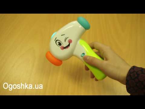 Відео огляд Молоточек Изучай звуки (голубая ручка), BeBeLino, ручка гол.