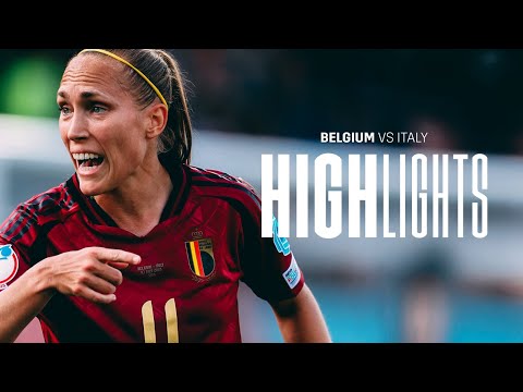 Belgium 0-1 Italy | Defeated #WEURO2025 opener | #REDFLAMES | #WEURO2025