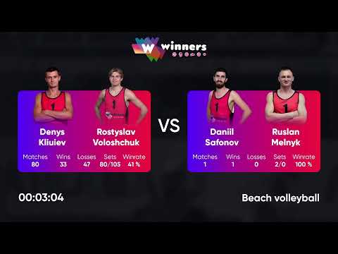 23:55 A. Holubenko / B. Moldovan - A. Yermakov / I. Ivanov 16.08.2022 | Winners Beach Volleyball
