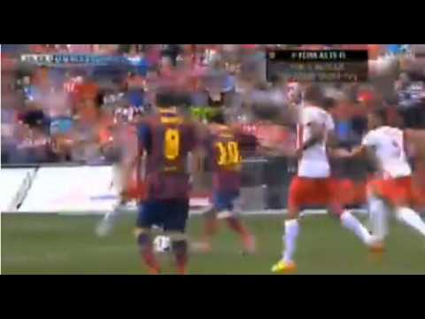 Golazo de Messi contra el Almeria LIGA BBVA 2013