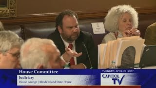 RI State Rep calls gun control advocate on his BS, exposes backwards thinking