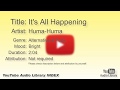 It S All Happening Huma Huma Alternative Punk Bright YouTube Audio Library BGM