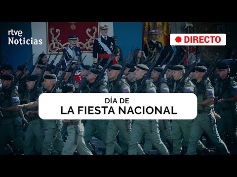 12 de OCTUBRE : LOS REYES PRESIDEN el DESFILE MILITAR en el DÍA DE LA FIESTA NACIONAL