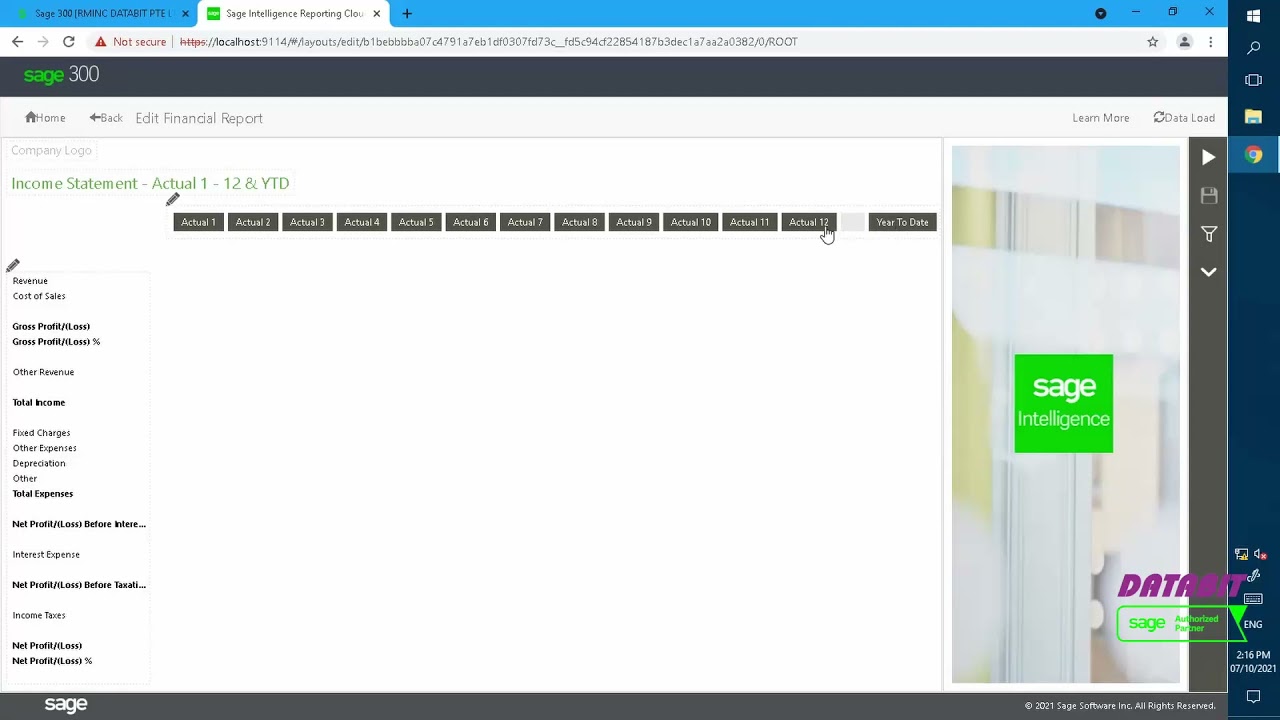Sage Intelligence Reporting Cloud (SIRC)