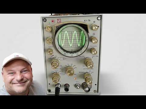 Russian X1-7B Oscilloscope and Spectrum Analyzer 1978 test teardown