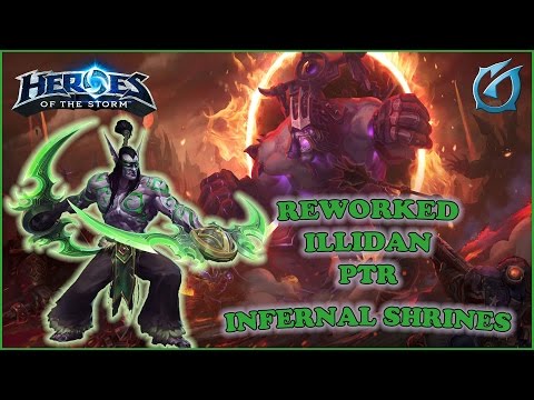Grubby | Heroes of the Storm | Re-worked Illidan - PTR - Infernal Shrines