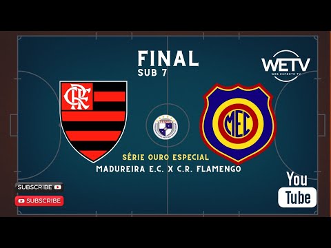 CAMPEONATO CARIOCA DE FUTSAL - SÉRIO OURO ESPECIAL - C.R. FLAMENGO X MADUREIRA E.C - SUB 7