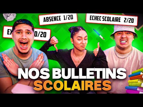 ON COMPARE NOS BULLETINS SCOLAIRES ENTRE FRÈRE ! (NOTRE SOEUR EST CHOQUÉ MDR)