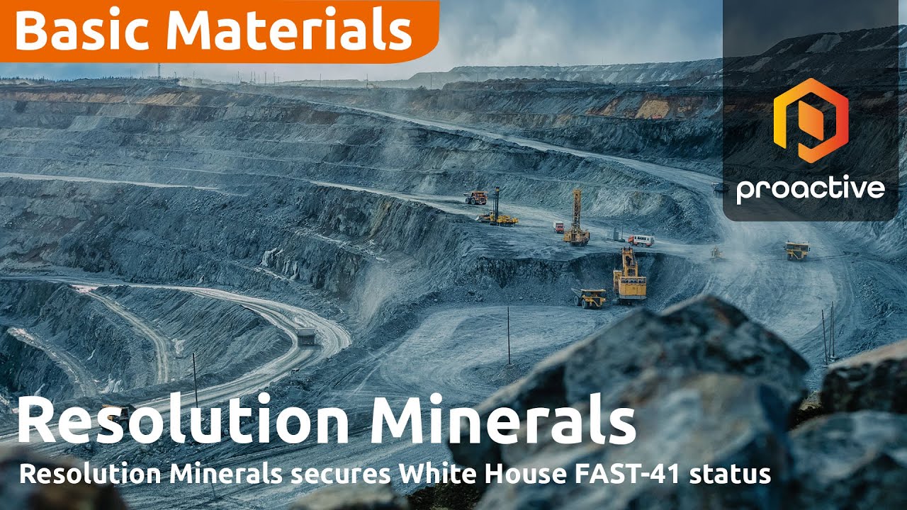 Antimony Ridge FAST-41 boost for Resolution Minerals