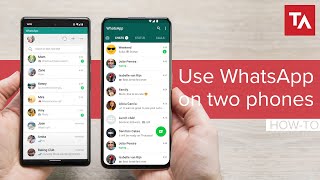 How to use WhatsApp on two phones