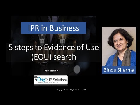 Session 16: What is Evidence of use (EOU)? | Patent Infringement I 5 Steps to EOU Search #ipr