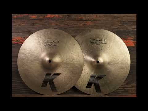 Zildjian 13" K. Custom Dark Hi-Hat Cymbals - 842/1014g - Owned by Al Foster image 13