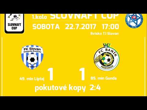 1. kolo Slovnaft Cup 2017/2018