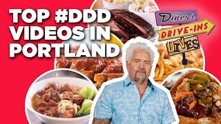 Top #DDD Videos in Portland with Guy Fieri 🌟 | Diners, Drive-Ins, and Dives | Food Network