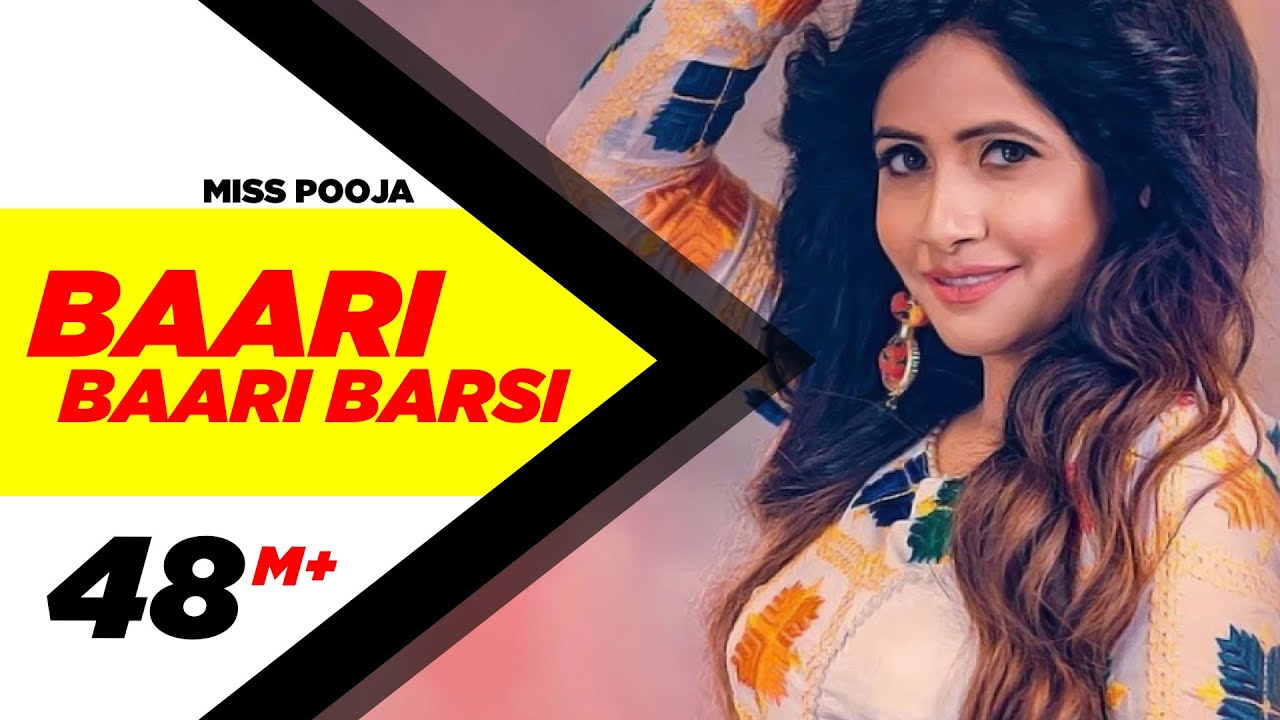 Baari Baari Barsi (Title) Lyrics  | Baari Baari Barsi | Miss Pooja | Miss Pooja | G Guri
