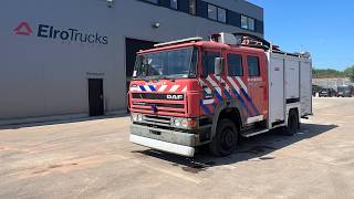 DAF 1700 ATI (FIRETRUCK / 60.000 KM / MANUAL PUMP / POMPE MANUELLE) fire truck | Image 4 - Autoline