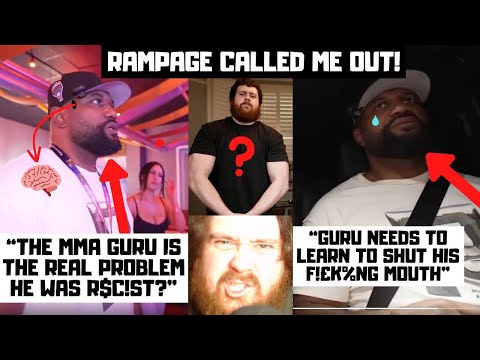 Rampage Jackson CALLED ME OUT? Over My Raja Jackson Response & Coverage? THIS GUY IS DELUSIONAL!