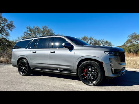 2022 Cadillac Escalade with 24" Vossen HF6-4 Wheels