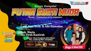 Download lagu LIVE ' PUTRA SURTI MUDA ' || PANGKALAN - LOSARANG || MINGGU 22 MARET 2026 mp3