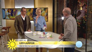 Stort test av LED-lampor – Den lampan är ett riktigt bra köp - Nyhetsmorgon (TV4)