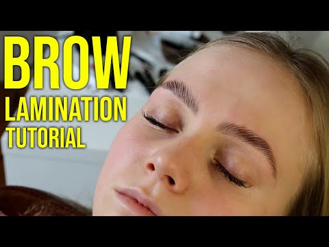 HD Brow Lamination Step By Step Tutorial