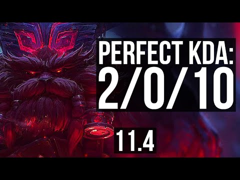 ORNN vs GALIO (MID) | 2/0/10, 1000+ games, 1.4M mastery | KR Diamond | v11.4
