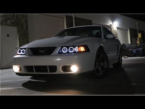 Raxiom lights install on svt mustang