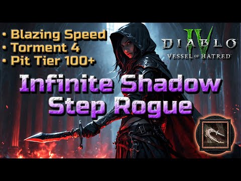 FASTEST ROGUE BUILD! New Shadow Step Clone Rogue in Diablo 4 - Season 7 Build Guide