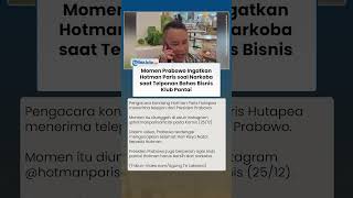 Momen Prabowo Ingatkan Hotman Paris soal Narkoba saat Telponan Bahas Bisnis Klub Pantai