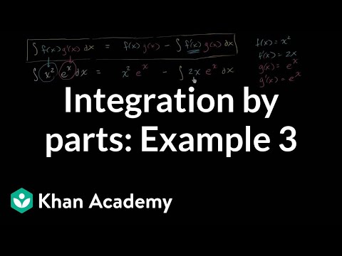 Integration By Parts X Eˣdx Video Khan Academy