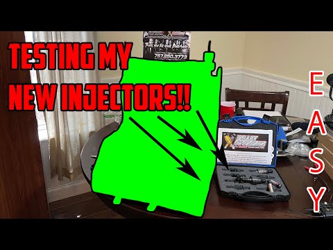 TESTING MY NEW FUEL INJECTORS QUICK AND EASY!!! So Beneficial To Have!!