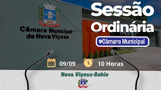 Reunião da Câmara Municipal de Nova Viçosa –09 de Setembro 2025