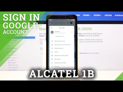 How to Add Another Account to Google Play Store in ALCATEL 1B 2020 – Manage Google Account