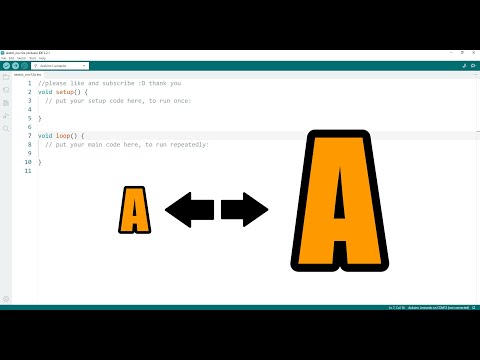Changing Font Size in Arduino IDE 2.0 | Arduino Tutorial
