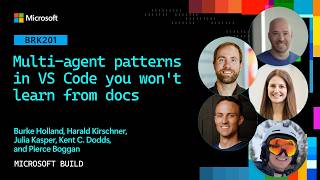 Multi-agent patterns in VS Code you won't learn from docs | BRK201