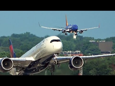 1 HR of Landings & Takeoffs at Atlanta Hartsfield | Plane Spotting 2021