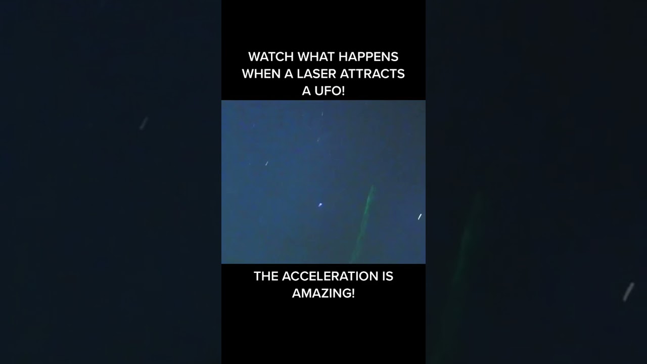Watch what happens when you point a Laser at a UFO!! 😱🛸  #UFO #Shorts #OVNI #UAP