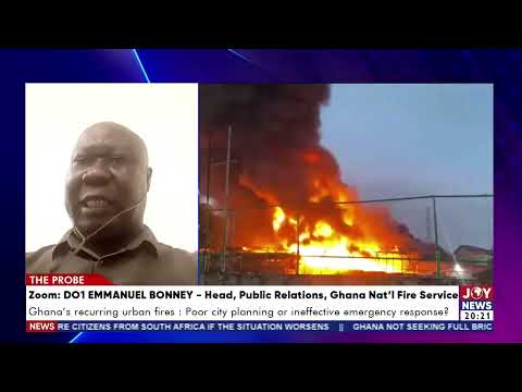 Ghana National Fire Service still investigating causes of fires in Kumasi over the past 48 hours.
